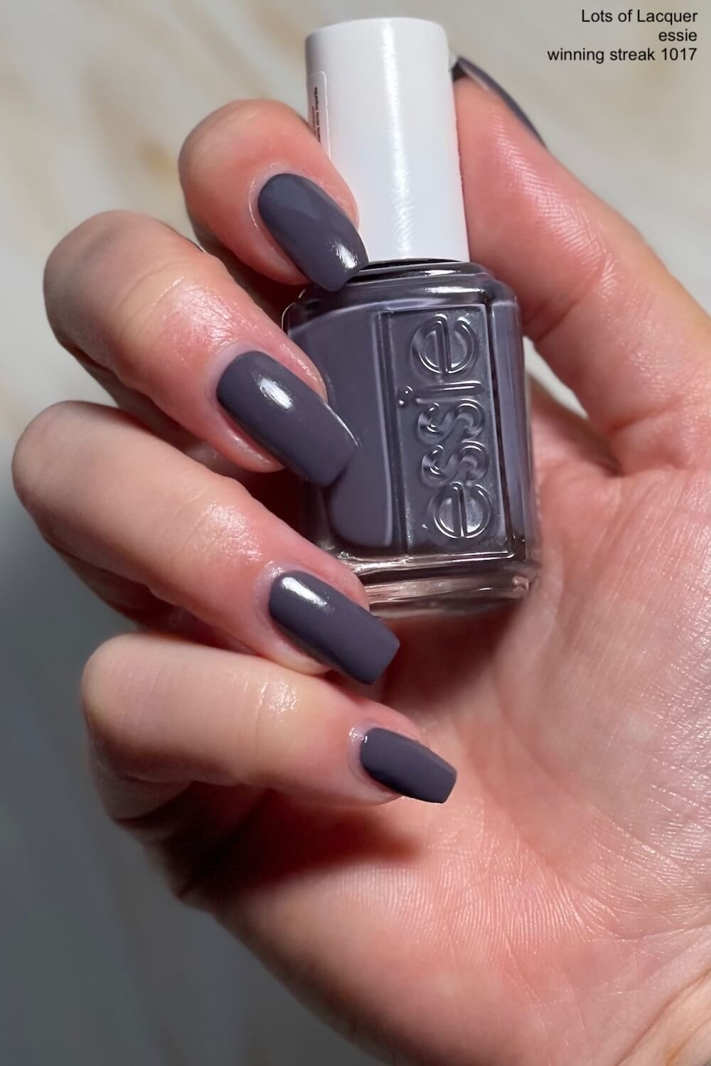 Dark Blue Winter Nails Lots of Lacquer